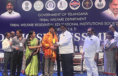 Felicitation by the Government of Telangana